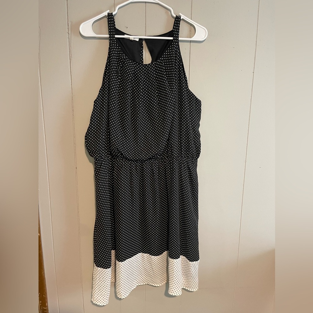 Black and White Polka Dot Dress